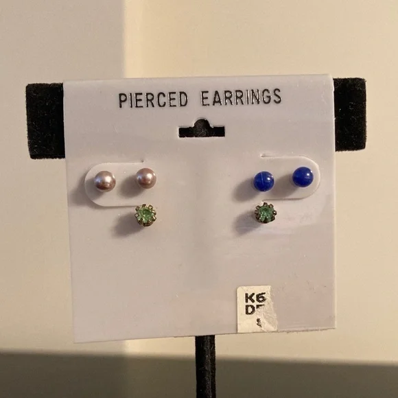 Colorful Kids Stud Earrings Set