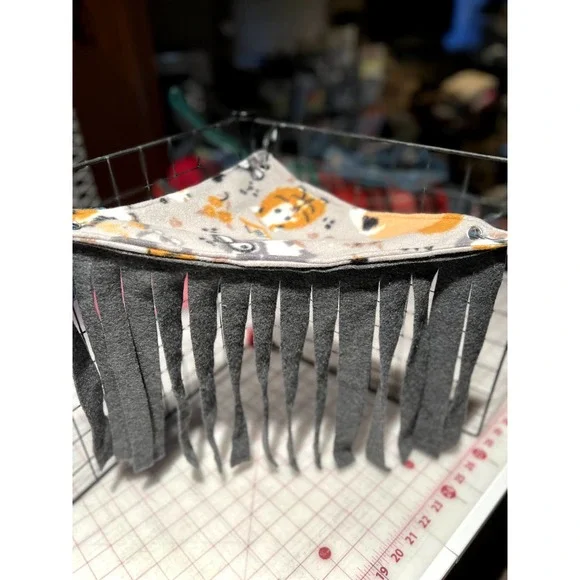 Fleece Forest Guinea Pigs With Glasses Includes Clips for Hanging Hiding