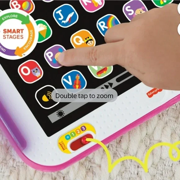 Fisher-Price Pink and White Learning Tablet