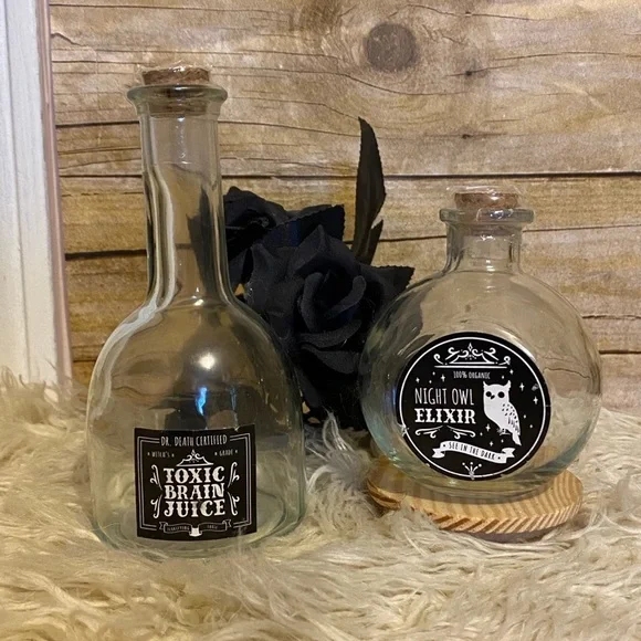 Target Bullseye Halloween Potion Bottles (2)