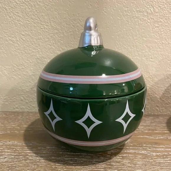 Target Bullseye Playground Christmas Ornament Ceramic Canister