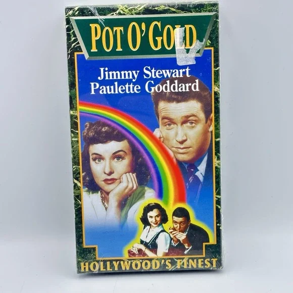 POT O' GOLD JIMMY STEWART PAULETTE GODDARD VHS FACTORY SEALED