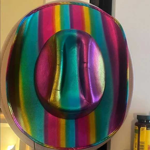 Colorful Rainbow Party Hat