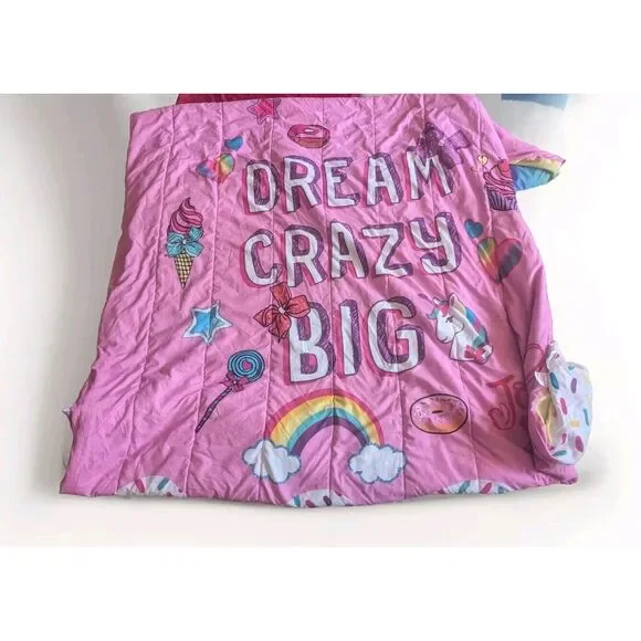 JoJo Siwa Twin Size Comforter DREAM CRAZY BIG ‎ 2020