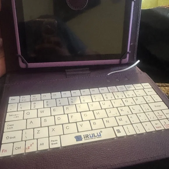Ulu Purple Tablet Case with Keyboard