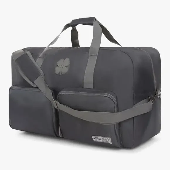 NWOT Lucky Brand Travel Duffel Bag 115L, Travel Bag, Large Duffle Charcoal Gray