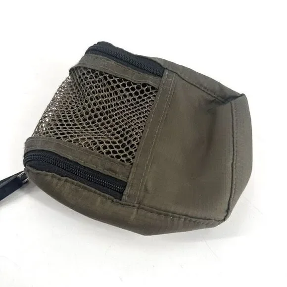 Levenger mini case green mesh‎ travel
