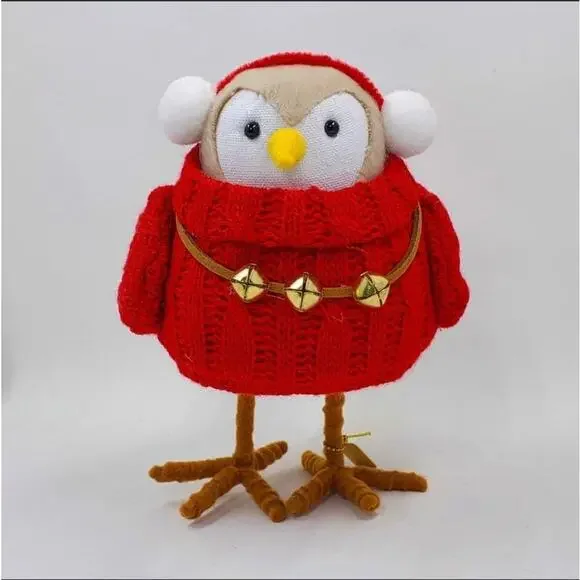 Target Wondershop GLEE Bird Red Sweater Bells Christmas Holiday 2021