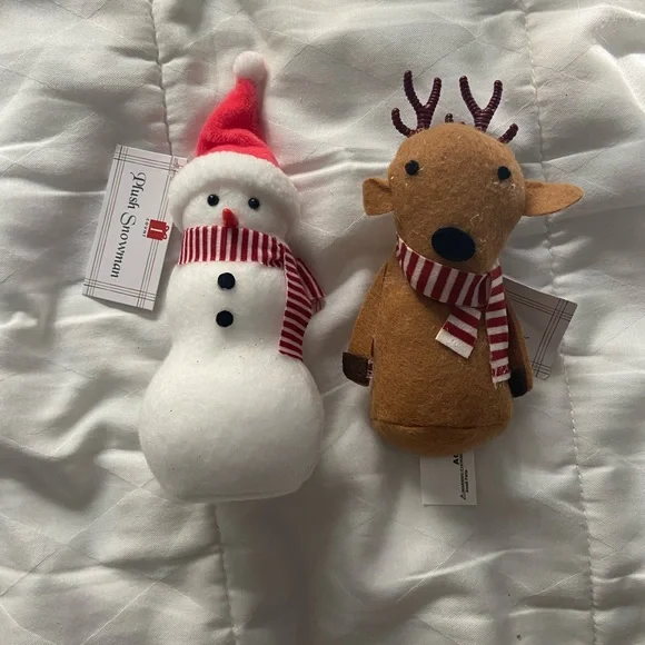 Christmas Reindeer and Snowman Target Bullseye