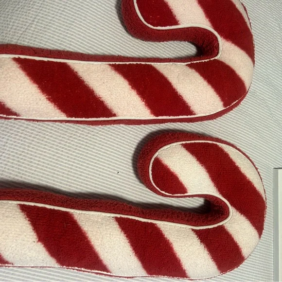 Target Red and White Candy Cane Holiday Pillow