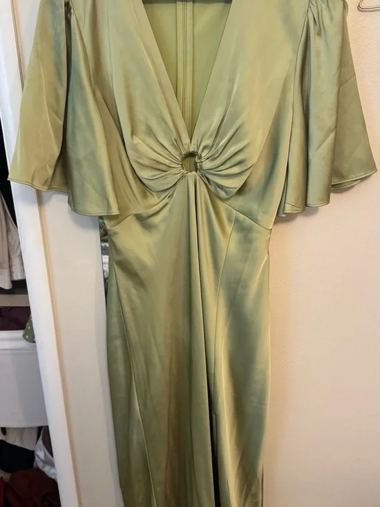 Abercrombie Angel Sleeve O-Ring Gown