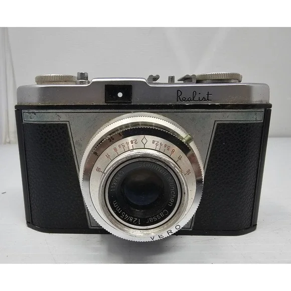 David White Co. REALIST 35 Model A Film Camera With‎ Original Case