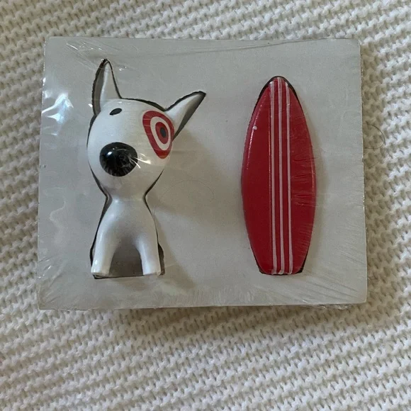 Target bullseye dog surf board