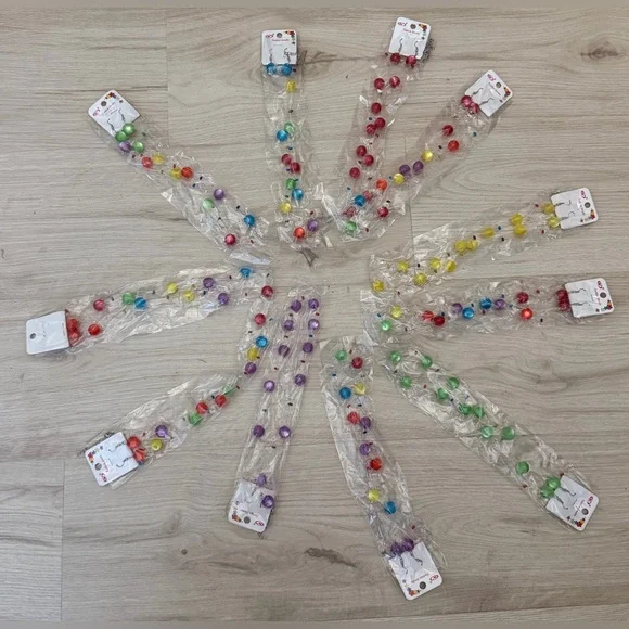 #767 Bundle of 11 Kids Necklace & Earring Sets 🎉 Brand New – Party Favor Jewelry
