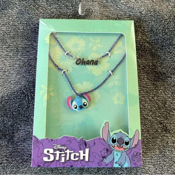 Disney Stitch Ohana necklace #DisneyInspired #ohana #stitch #liloandstitch