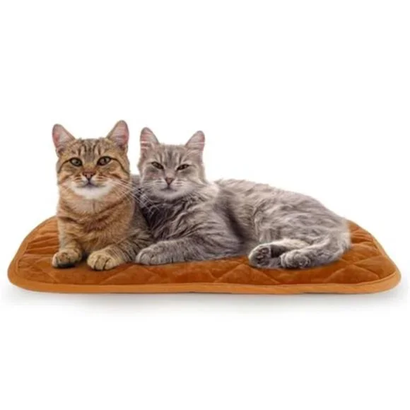 Self Warming Cat Dog Bed Thermal Mat Indoor Outdoor Plush Washable Pet Mat