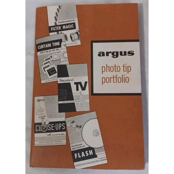 Vintage Argus‎ Photo Tip Portfolio Camera Photography Guide Techniques