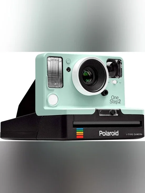 Limited Edition Polaroid OneStep 2 Instant Camera - Mint Green & Black