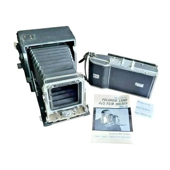 Graphic Camera & Polaroid Land Camera - Part Only - Not‎ Working