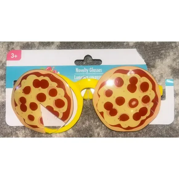 Greenbrier Novelty Pepperoni Pizza Party Glass OS (NEW)