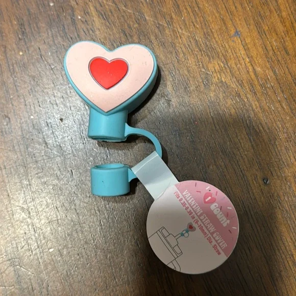 NEW Target Bullseye Playground Valentine Heart Stanley Straw Cover