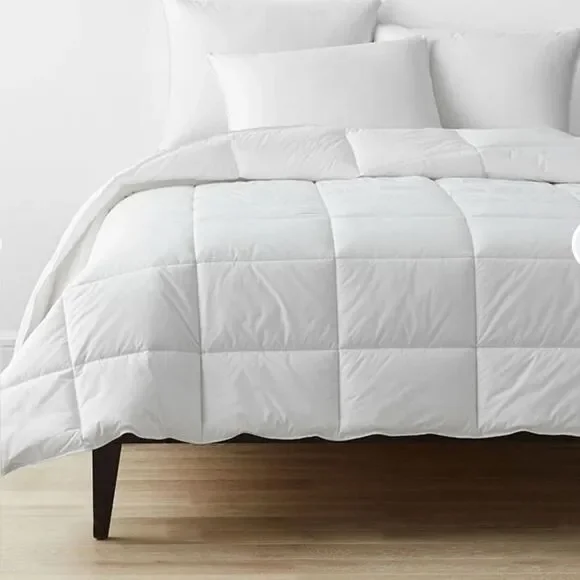 The Company Store LaCrosse LoftAIRE™ Down Alt Medium Comforter, White, Twin, New