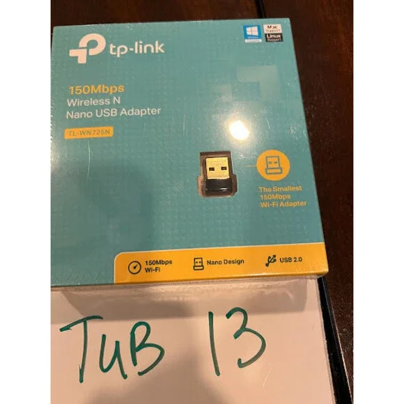 TP-LINK WIRELESS N NANO USB ADAPTER - 150MB/S WI-FI ( WIFI ) (TL-WN725N-NEW)