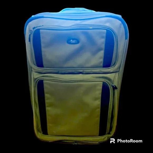 Travel Suitcase Luggage Green