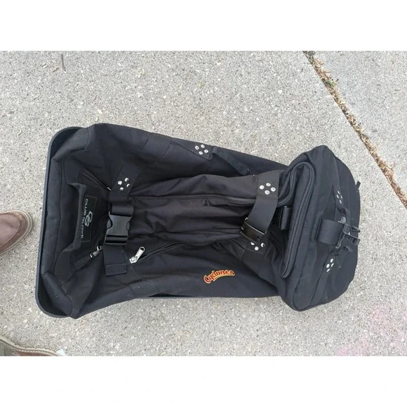 New Club Glove Rolling Golf Travel Bag Iowa State Cyclones Heavy Duty