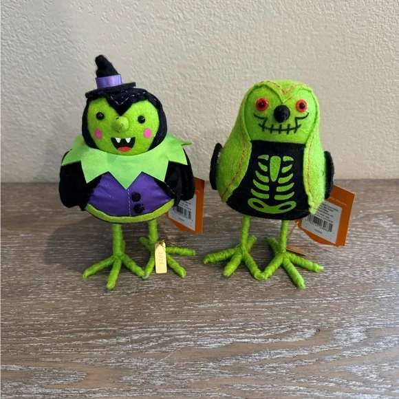 2024 Halloween Target Birds Featherly Friends Hyde and Eek set of 2