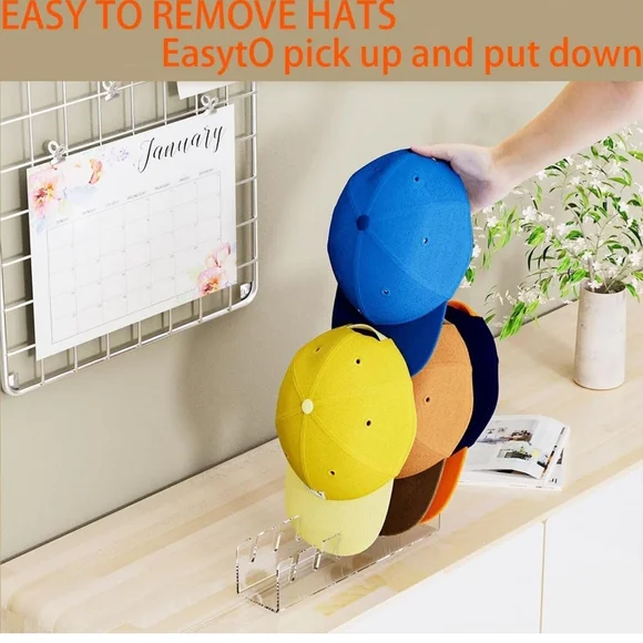 2 Pcs Transparent Acrylic Hat Organizer (39)
