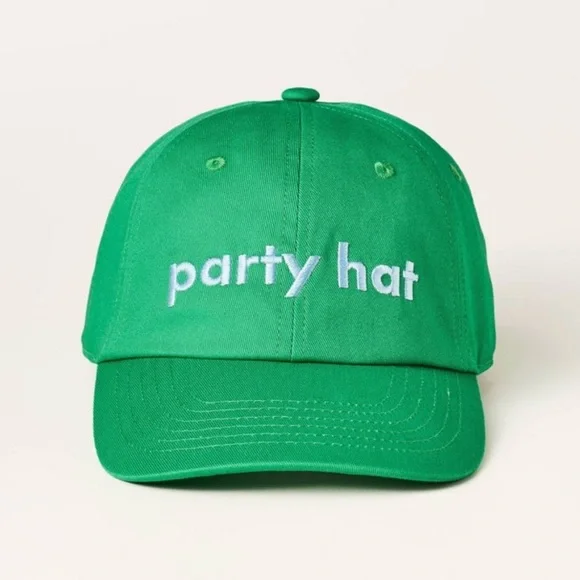 Kate Spade Green Party Hat