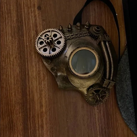 Steampunk Bronze Gear Mask