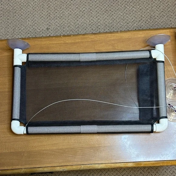Black Mesh Cat Window Bed