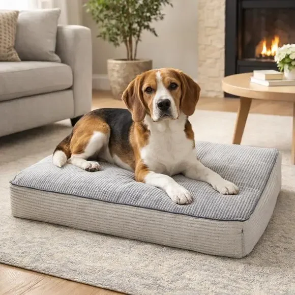 Soft Orthopedic Dog Bed, Elevated 4
