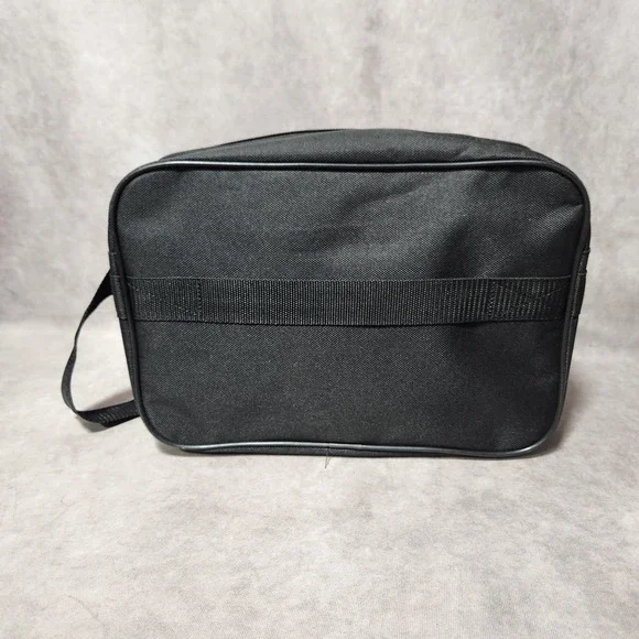 American Tourister‎ Black Travel Messenger Bag Front Pocket Trolley Strap Unisex
