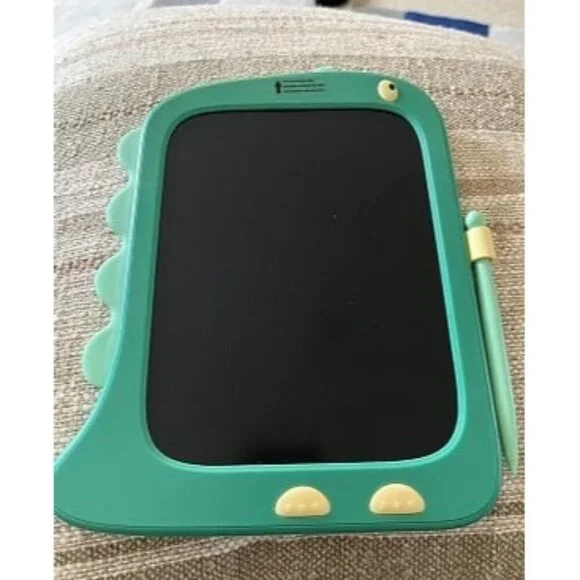 New 8.5 Inch LCD Doodle Board Tablet Toy - Green Dinosaur Drawing Pad for Kids
