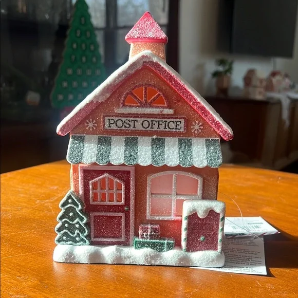Target Bullseye Lit Post Office Village Piece