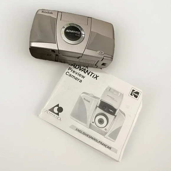 Kodak‎ Advantix Preview APS Point & Shoot Film Camera And Manual- Parts Only