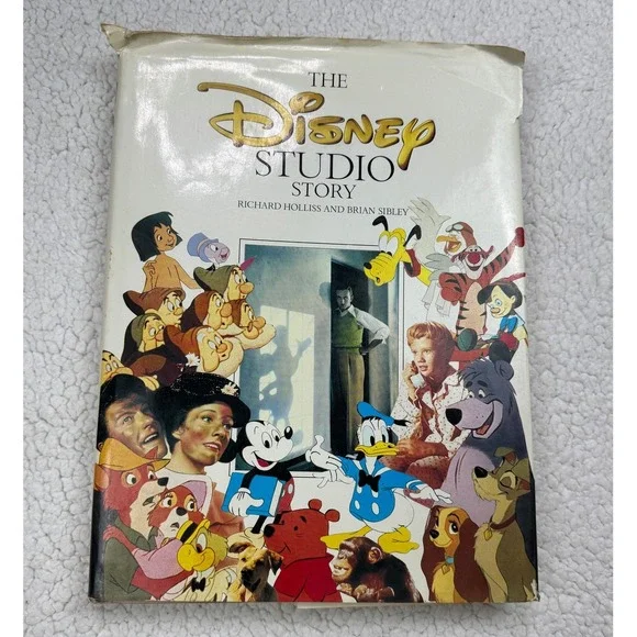 The‎ Disney Studio Story Hardcover Book Richard Holliss Brian Sibley 1988 ISBN
