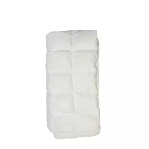Charter Club Goose Down Feather Comforter Full / Queen Size Damask Check Luxury