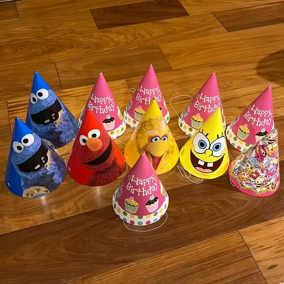(free if bundled) 11 kids party hats