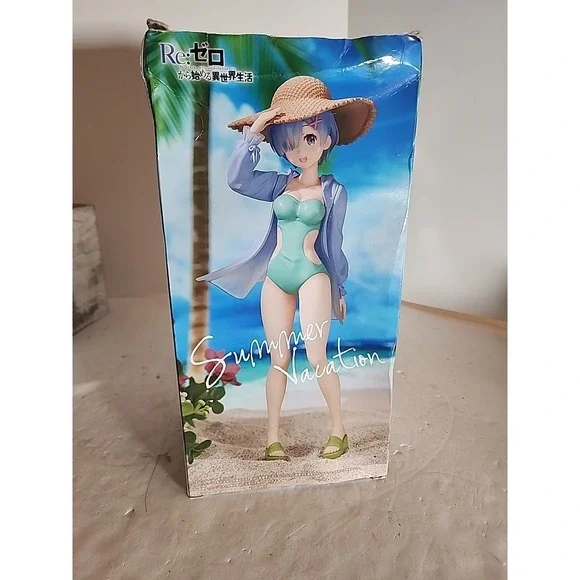 Re:Zero Rem (Summer Vacation) SSS‎ anime waifu Figure US seller
