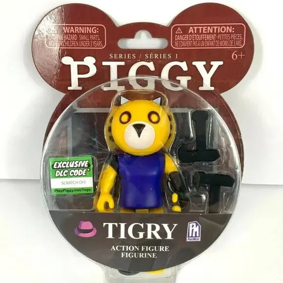 Piggy Tigry Action Figure 3.5In Serie 1 Includes DLC Items Age 6 and Up New