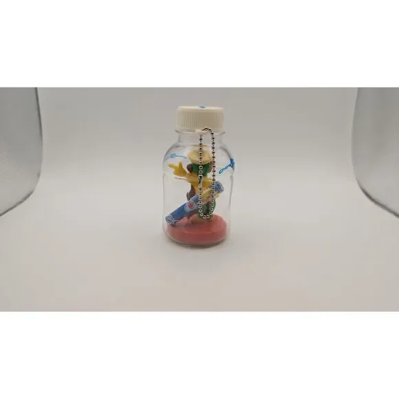2003 TOMY Disney Charabotorin “Chara Bottle” José Carioca Keychain Figure Japan