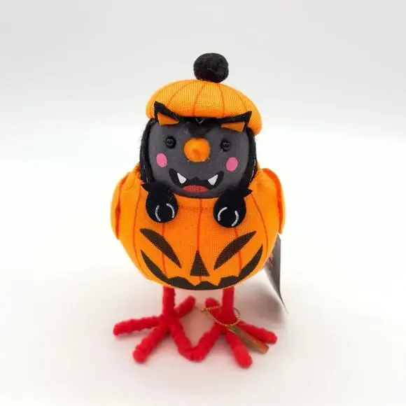 Pawson Jack O Lantern Pumpkin Cat Target Hyde & Eek Halloween Bird NEW