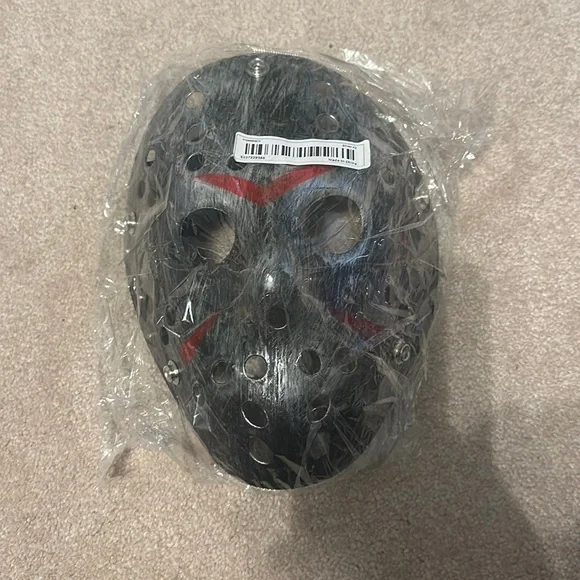 Chrome Friday the 13th Jason hockey mask