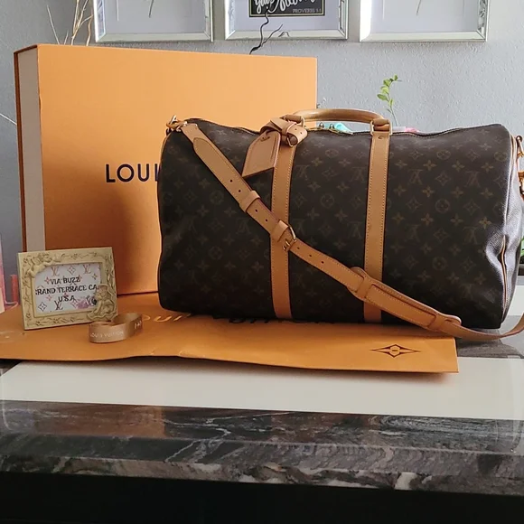 Louis Vuitton 50 Keepall Bandouliere FREE POSHMARK AUTHENTICATION!