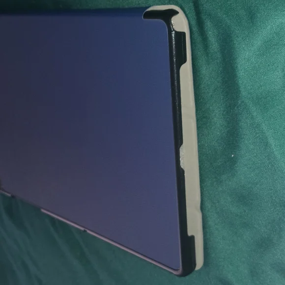 Blue and Black Tablet Case