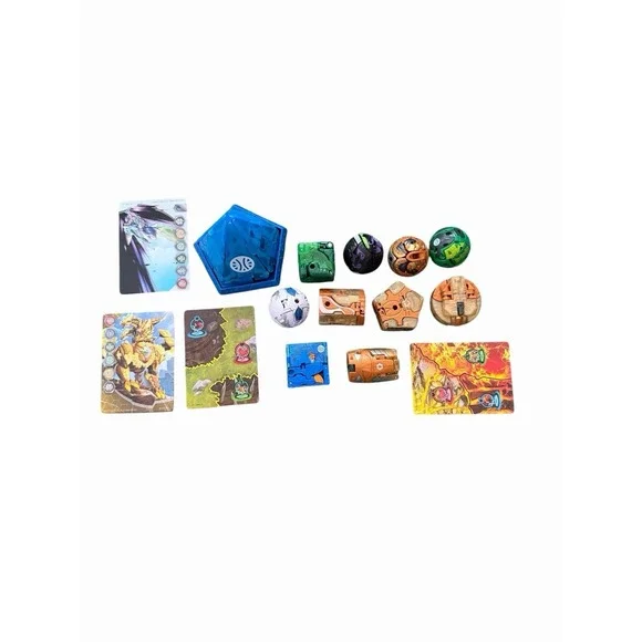 BAKUGAN Battle Brawlers Geogan Rising FIGURE LOT Of 11 Deka And Various